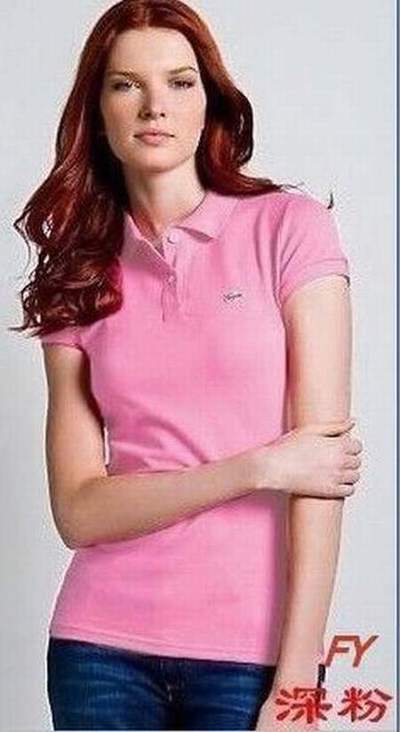 tee shirt lacoste femme rose